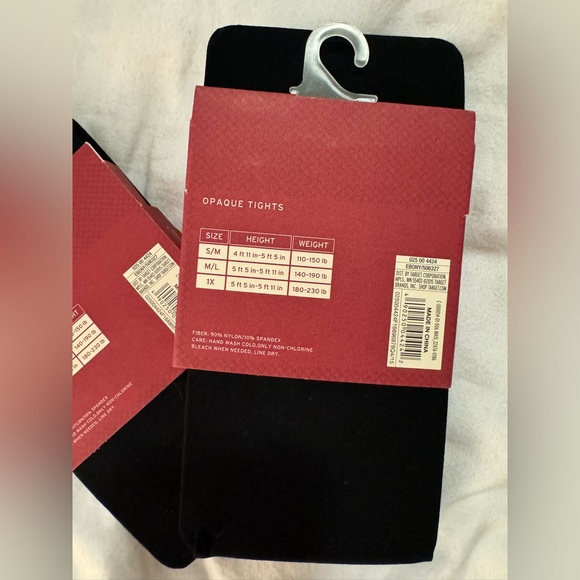 Merona Opaque Tights Pack of 2 - Picture 2 of 2
